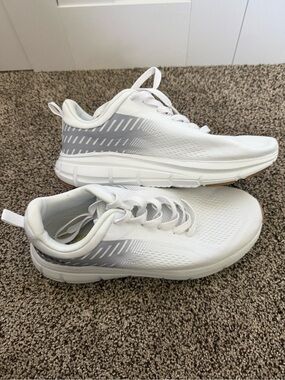 RBX White Sneakers with Gold Logo